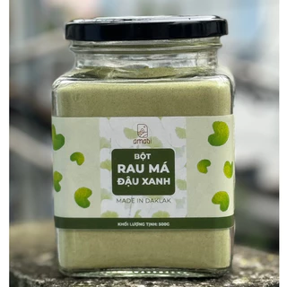 Bột rau má đậu xanh 1Kg OGANIC nảy mầm, thanh nhiệt, giải độc, mát gan 100% tự nhiên