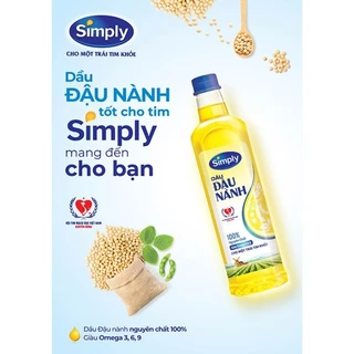 Dầu đậu nành Simply chai 1L