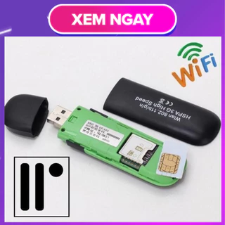 USB cắm sim 4G HSPA phát wifi 3G 4G Phát wifi từ sim mạng Cắm trực tiếp vào cổng USB là dùng