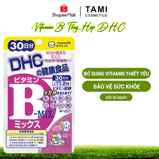 Viên uống Vitamin B tổng hợp DHC Nhật Bản bổ sung 8 loại vitamin B gói 30 ngày TM-DHC-MIX30