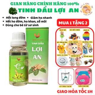 Tinh dầu bôi ho, sổ mũi, khò khè cho bé Lợi An -chính hãng, date mới + kèm quà