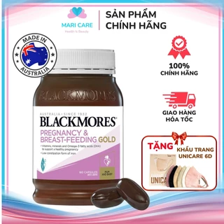 [TEM CHÍNH HÃNG][DATE MỚI] Vitamin Bầu Blackmores Pregnancy & Breast Feeding Gold ÚC [180viên] cho mẹ bầu và sau sinh