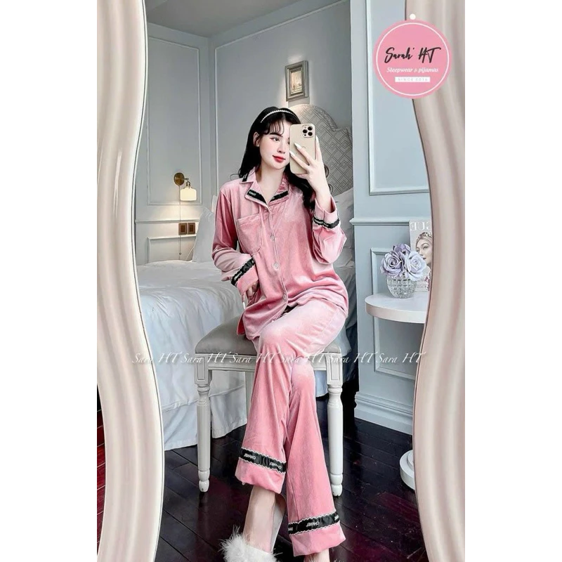 Bộ pijama nhung sang xịn mịn