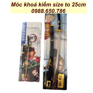 Móc khoá katana size đại 25cm mẫu mới nhất