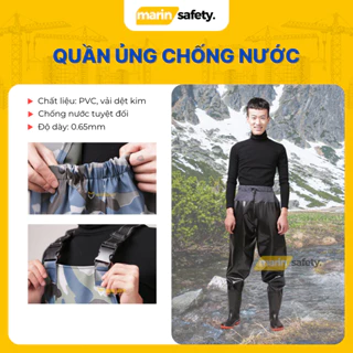 Ủng lội nước, quần lội nước ngang bụng chống thấm nước