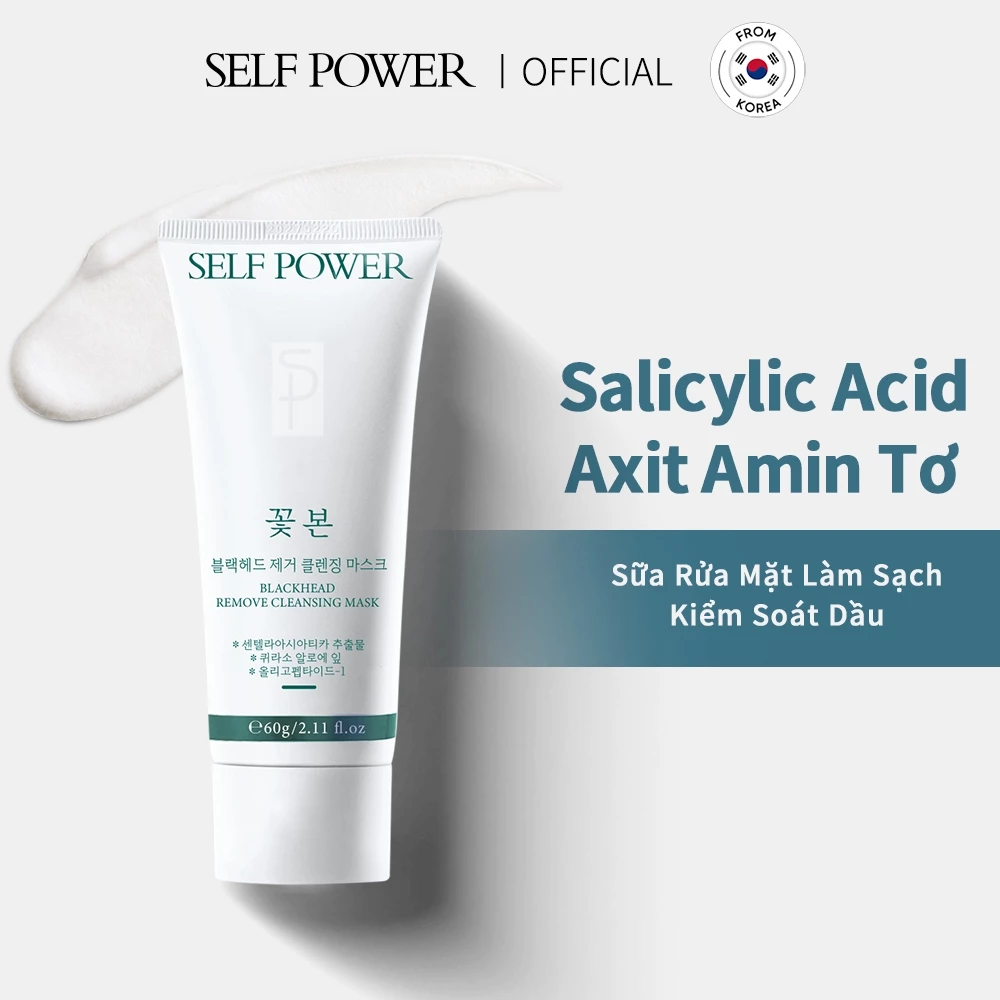 Sữa Rửa Mặt Giúp Làm Sạch Sâu, Ngăn Ngừa Mụn Và Kiểm Soát Dầu SELF POWER 100g