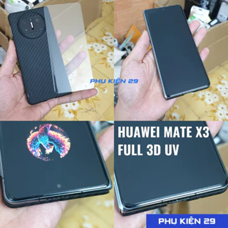 [Huawei Mate X3] Dán kính cường lực UV FULL màn FULL keo 3D Glass Pro+ 9H