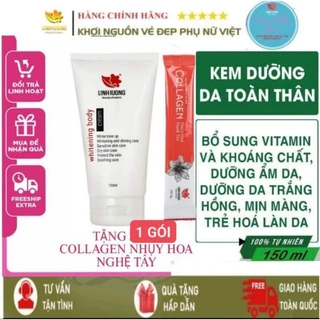 Kem body trắng da chống nắng Linh Hương 150ml