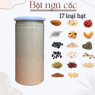 500gram Bột ngũ cốc dinh dưỡng 17 loại hạt (dùng tăng cân, lợi sữa)