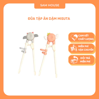 Đũa tập gắp đũa tập ăn dặm cho bé xỏ ngón Misuta - Sam House