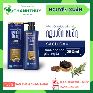 Dầu Gội Nguyên Xuân Sạch Gàu Chai 250ml, Giúp Giảm Các Vấn Đề Về Tóc: Rụng Tóc, Tóc Khô Và Xơ, Da Đầu Ngứa Và Nhiều Gàu