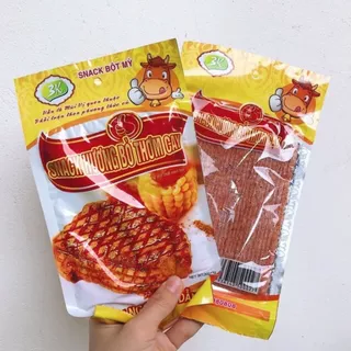 Snack hương bò thơm cay đồ ăn vặt, snack bò miếng cay cay thơm ngon