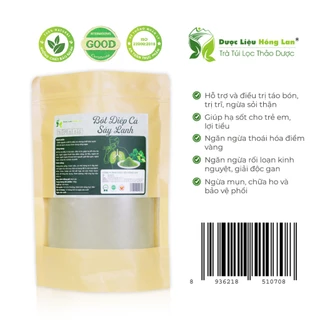 Bột Diếp Cá sấy lạnh 100% nguyên chất loại 1 (có giấy ISO 22000-2018 & Giấy An Toàn Thực Phẩm) Dược Liệu Hồng Lan