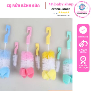 Bộ cọ rửa bình sữa đa năng. Cọ rửa bình sữa cho bé.