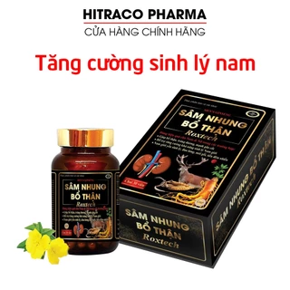 Viên uống tăng cường sinh lý nam Sâm Nhung Bổ Thận Roxtech giảm đau lưng, mỏi gối, tiểu đêm nhiều 30 viên