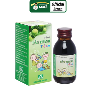 Siro ho trẻ em Bảo Thanh - Bổ phế, giảm ho - Chai 100ml