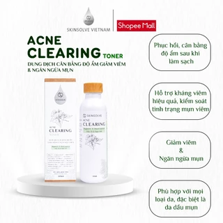 Dung Dịch Cân Bằng Độ Ẩm Giảm Viêm, Ngừa Mụn Từ Diếp Cá & Ngải Cứu 120ml - Acne Clearing Toner