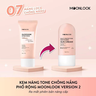 Kem Chống Nắng Moonlook Phổ Rộng Nâng Tông Bảo Vê Da SPF 50+ - 50g