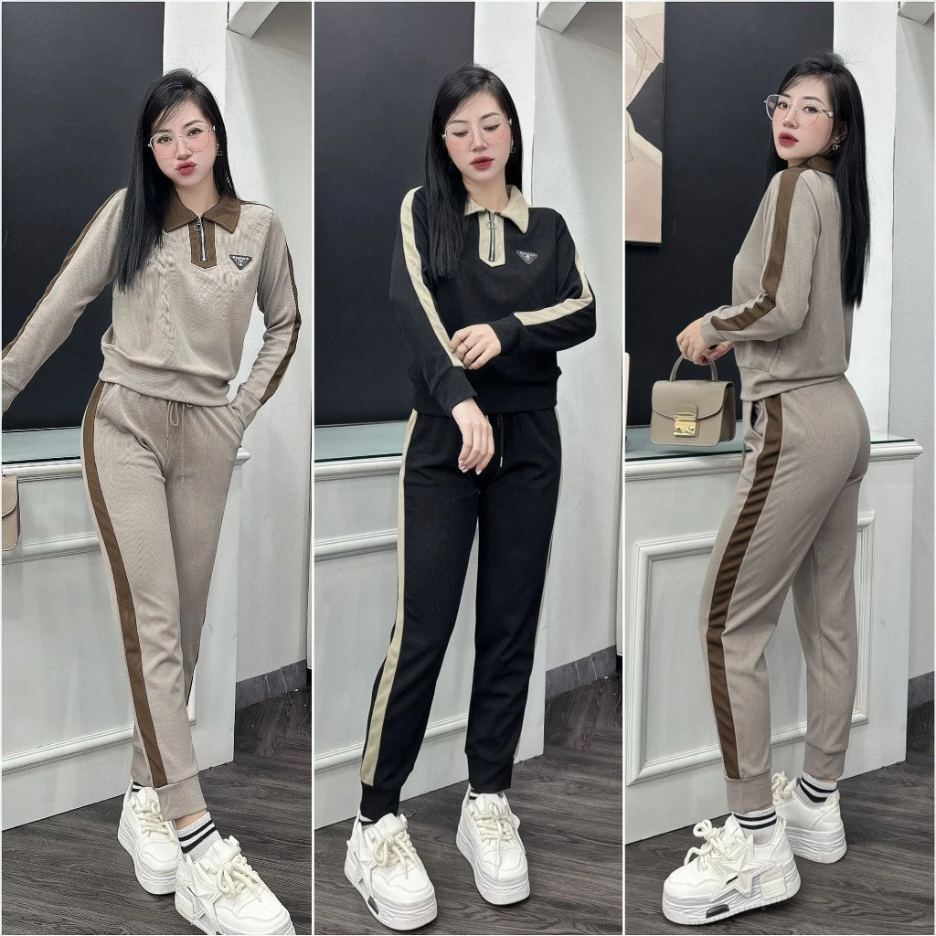 [Hàng loại 1] Bộ Thu Đông  Vải Tăm Mịn Co Giãn Năng Động Chất Lượng Cao_Quần Áo Huyền Anh [M03]