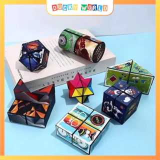 Rubik Biến Thể, Đồ Chơi Khối Lập Phương Ma Thuật Magic Cube - Rubik 3D Thay Đổi Hình Dáng Phát Triển Trí Não Cho Bé Duck