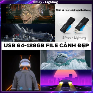 USB 64GB Full HD Đi Cảnh Cho Máy Chiếu , Ma Trận , Tàu Siêu Tốc V.v Cực Ảo