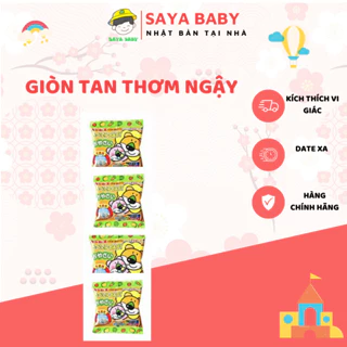 Bánh ăn dặm ginbis rau củ cho bé dây 4 gói nội địa Nhật Bản