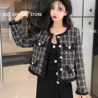 [ORDER] Áo khoác blazer Nữ cá tính - Áo Khoác Nữ Mùa Đông Hàn Quốc Sang Chảnh AO128 ICC Official Store   ORDERTAOBAO