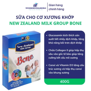 (Xương khớp) Sữa bột New Zealand Milk Group Bone hỗ trợ Loãng Xương hộp 400g