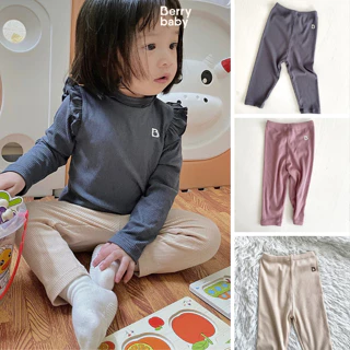 Quần legging basic bé gái 0-4 tuổi BERRYBABY nhiều màu dễ mặc chất modal co giãn tốt