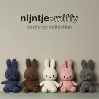 Gấu bông Thỏ Miffy dễ thương, gấu bông cho bé sơ sinh size 25cm 8 màu chất liệu bông nhung mịn cao cấp