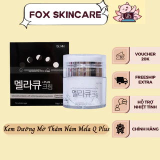 Kem Dưỡng Trắng Da Mờ Thâm Nám Dr.MH Mela Q Plus Cream 50ml Hàn Quốc - Foxskincare