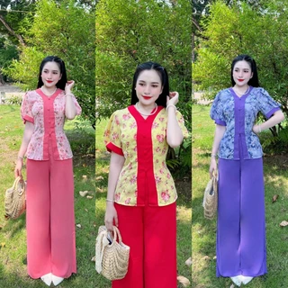 SÉT BỘ TRUNG NIÊN ,BỘ BÀ LAI,ĐI CHÙA ,SÉT BÀ BA CỔ BÀ LAI ĐỦ SIZE M,L,XL,XXL