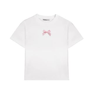 [ TẶNG QUÀ ] ÁO THUN BABYTEE NƠ HỒNG JENNIE CHẤT COTTON