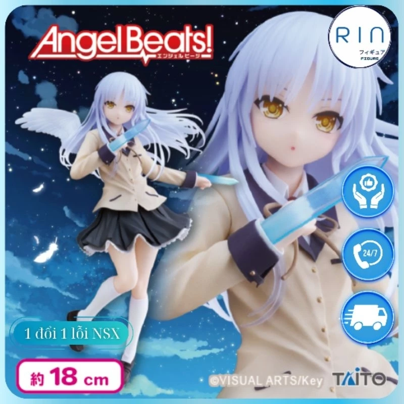 [Hàng sẵn] Mô hình Angel Beats! - Tenshi - Coreful Figure (Taito)

