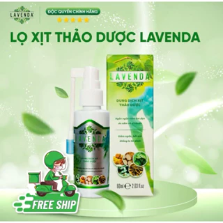 Dung dịch xịt thảo dược LAVENDA làm sạch vùng kín, - xoá sổ khí hư huyết trắng nấm ngứa, khử mùi hồi