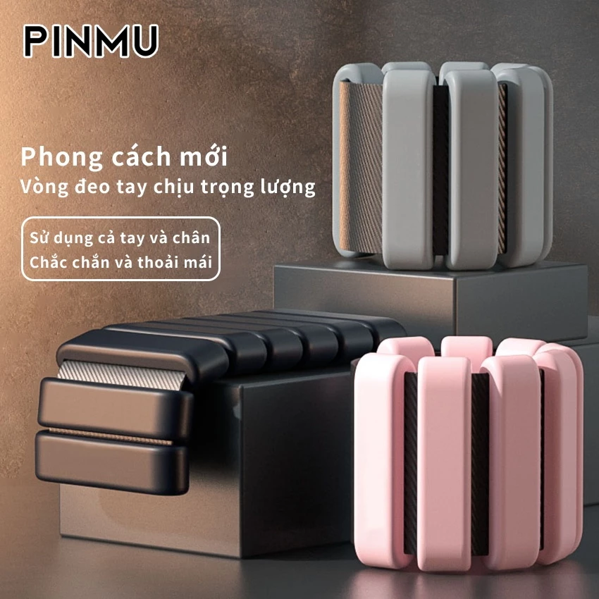 Tạ Đeo PINMU Tay Tạ Chân Túi Cát Đeo Cổ Tay Mắt Cá chân Chất Liệu Bột Sắt Mịn Hỗ Trợ Tập Gym