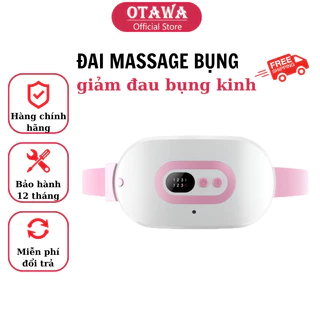 Đai massage bụng làm ấm bụng giảm đau bụng khi đến kỳ kinh nguyệt, máy massage làm ấm tử cung cho phụ nữ