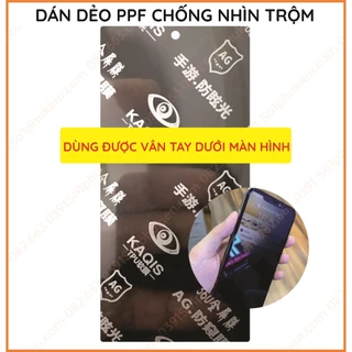 Dán dẻo PPF chống nhìn trộm Samsung S24, S24+, S24 Ultra, S23, S23+, S23 Ul, S22, S22+, S22 Ultra siêu bền, tự phục hồi