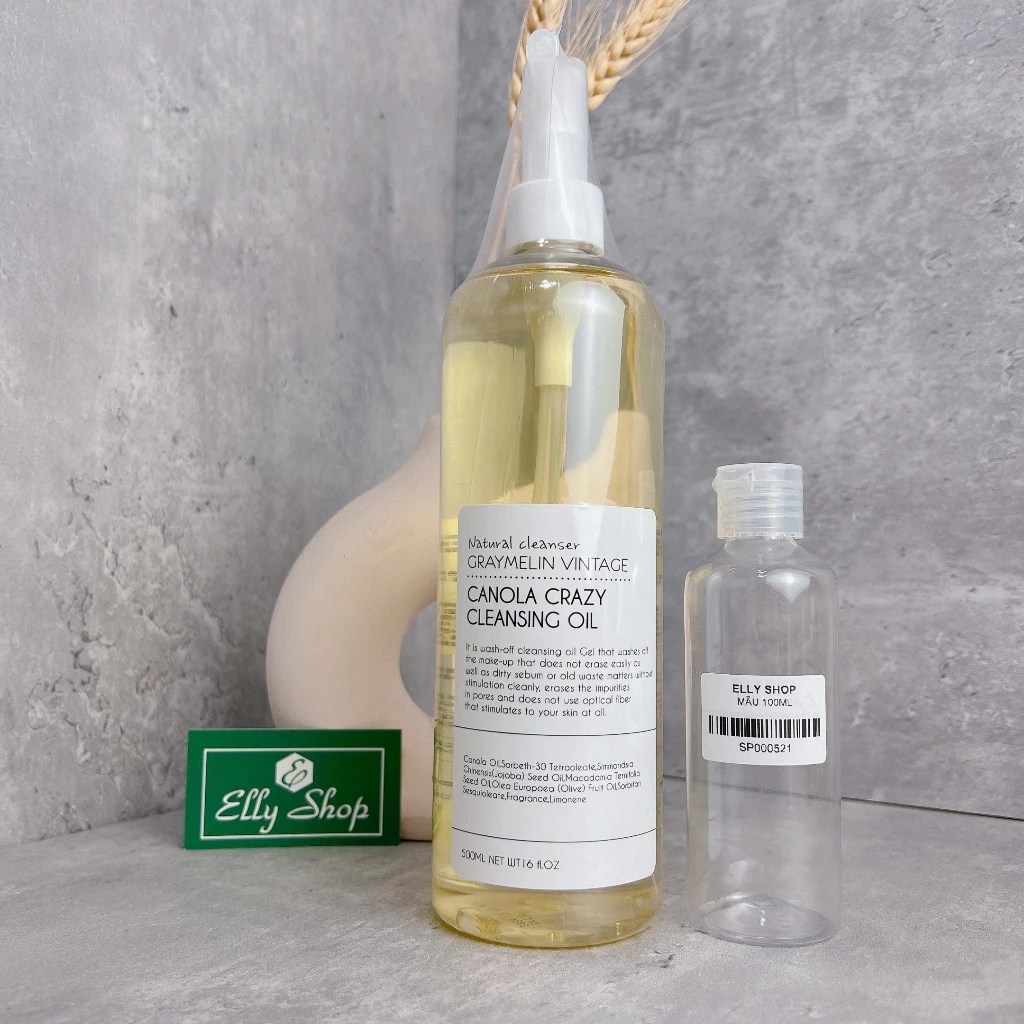 Dầu Tẩy Trang Hoa Cải Graymelin Vintage - Canola Crazy Cleansing Oil