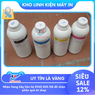 Mực Dye UV loại 1 lít dùng Cho Máy phun màu Canon Brother Epson hàng dùng in đẹp chuẩn chất lượng Kholinhkienmayin