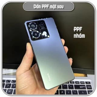 Miếng dán PPF cho Redmi Note 13 - Note 13 Pro 5G - Note 13 Pro Plus , chống trầy mặt lưng, trong - nhám - 7 màu