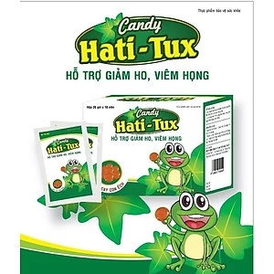 Kẹo ngậm Hati-tux hỗ trợ giảm ho, đau rát họng