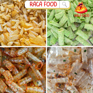 Bánh Tráng Ống 4 Vị Thơm Ngon Racafood - Bánh Tráng Trộn Tây Ninh 500gr