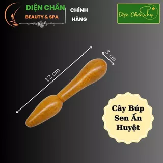 Dụng cụ ấn huyệt búp sen bằng gỗ bách xanh - Dụng cụ ấn huyệt