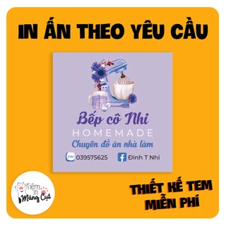 In Tem Decal Giấy, In Logo Theo Yêu Cầu