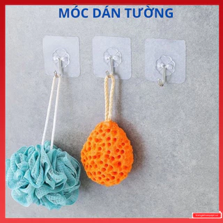 Móc Dán Tường Treo Đồ Trong Suốt - Móc Dính Cường Lực  Siêu Dính Và Đa Năng