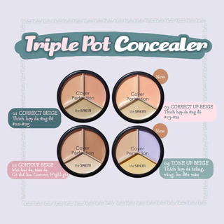 Che khuyết điểm Triple Pot Concealer