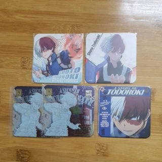 Lót cốc vuông My hero academia chính hãng - Todoroki Shoto