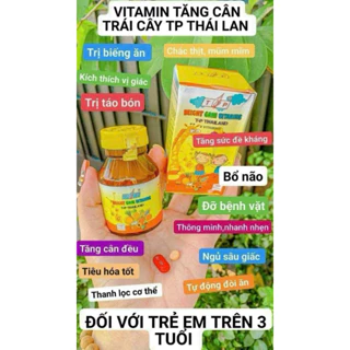 Vitamin tăng cân TP thái lan Weight Gain Vitamin hộp 100 viên mẫu mới hiệu quả an toàn không tích nước