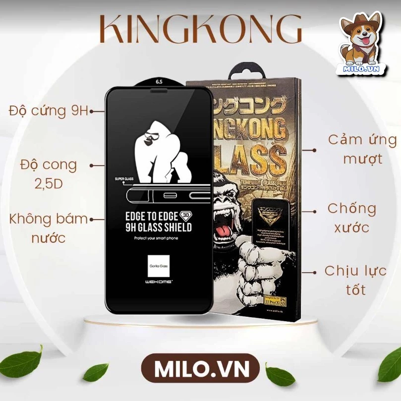 Cường lực Kingkong - Cường lực màn hình Xiaomi Redmi Note 9 9s 10 10s 11 11s 11T pro 4g 5g